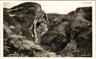 1943 Korond, Corund; Aragonit bánya / aragonite mine. Kiss Foto