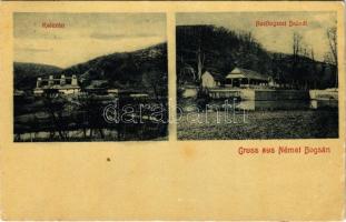 1911 Boksánbánya, Németbogsán, Deutsch-Bogsan, Bocsa; Kolczán, Ausflogsort Bründl. W.L. 137. / limestone quarry, lime burning plant (EK)