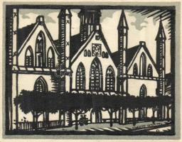 Német Birodalom / Weimari Köztársaság / Lübeck 1921. 50Pf + 75Pf + 1M 3 klf db, teljes sor T:I