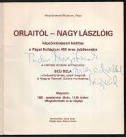 Orlaitól - Nagy Lászlóig képzőművészeti kiállítás a Pápai Kollégium 450 éves jubileumára. A kiállítá...