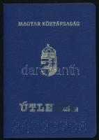 1999 Magyar Köztársaság által kiállított útlevél ausztrál vízummal