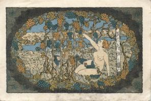 Német Birodalom / Weimari Köztársaság / Stammbach 1921. 25Pf + 50Pf + 75Pf + 99Pf 4 klf db, teljes s...