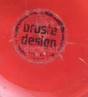 Brusche díszkörte. Anyagában színezett, szakított, jelzett hibátlan 13 cm