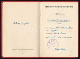 1959 Pedagógusok állami ideológiai oktatása leckekönyv