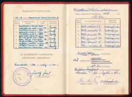 1959 Pedagógusok állami ideológiai oktatása leckekönyv