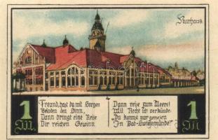 Német Birodalom / Weimari Köztársaság / Swinemünde DN 25Pf + 50Pf + 75Pf + 1M 4 klf db, teljes sor T...