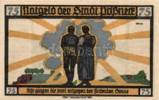 Német Birodalom / Weimari Köztársaság / Pößneck 1921. 25Pf (3x) + 50Pf (3x) + 75Pf (4x) össz. 10 klf...