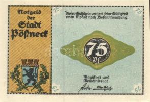 Német Birodalom / Weimari Köztársaság / Pößneck DN 20Pf (3x) + 25Pf (2x) + 75Pf (3x) össz. 10 klf db...