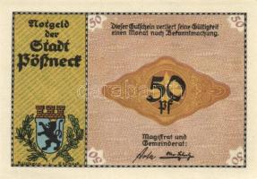 Német Birodalom / Weimari Köztársaság / Pößneck DN 20Pf (3x) + 25Pf (2x) + 75Pf (3x) össz. 10 klf db...