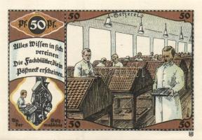 Német Birodalom / Weimari Köztársaság / Pößneck DN 20Pf (3x) + 25Pf (2x) + 75Pf (3x) össz. 10 klf db...