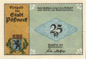 Német Birodalom / Weimari Köztársaság / Pößneck DN 20Pf (3x) + 25Pf (2x) + 75Pf (3x) össz. 10 klf db...