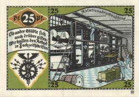 Német Birodalom / Weimari Köztársaság / Pößneck DN 20Pf (3x) + 25Pf (2x) + 75Pf (3x) össz. 10 klf db...