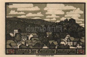 Német Birodalom / Weimari Köztársaság / Paulinzella 1922. 25Pf (2x) + 50Pf (4x) 6 klf db, teljes sor...