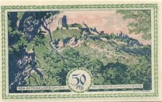 Német Birodalom / Weimari Köztársaság / Berlin Reiskriegerbund Kyffhäuser 1921. 50Pf (6x) 6 klf db, ...