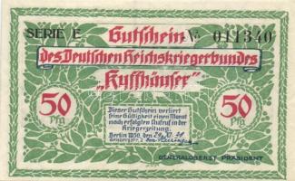 Német Birodalom / Weimari Köztársaság / Berlin Reiskriegerbund Kyffhäuser 1921. 50Pf (6x) 6 klf db, ...