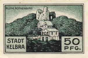 Német Birodalom / Weimari Köztársaság / Kelbra 1921. 50Pf (6x) 6 klf db, teljes sor T:I