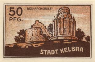 Német Birodalom / Weimari Köztársaság / Kelbra 1921. 50Pf (6x) 6 klf db, teljes sor T:I