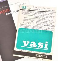 Vegyes művészeti katalógus tétel, 11 db. Mulasics László (2002), Horváth Márton (1996), Katona Szabó...