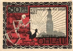 Német Birodalom / Weimari Köztársaság / Ohlau 1921. 50Pf (6x) 6 klf db, teljes sor T:I