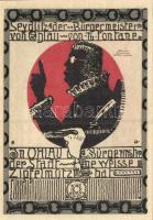 Német Birodalom / Weimari Köztársaság / Ohlau 1921. 50Pf (6x) 6 klf db, teljes sor T:I