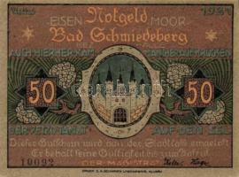 Német Birodalom / Weimari Köztársaság / Schmiedeberg 1921. 50Pf (6x) 6 klf db, teljes sor T:I
