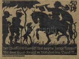 Német Birodalom / Weimari Köztársaság / Schmiedeberg 1921. 50Pf (6x) 6 klf db, teljes sor T:I