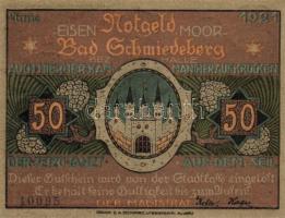 Német Birodalom / Weimari Köztársaság / Schmiedeberg 1921. 50Pf (6x) 6 klf db, teljes sor T:I