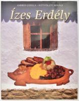 Ambrus Gizella - Kútvölgyi Mihály: Ízes Erdély. (DEDIKÁLT). Bp., 2005, Timp Kiadó. Gazdag képanyaggal illusztrálva. Kiadói kartonált papírkötés, kiadói papír védőborítóban. A könyv egyik szerzője, Ambrus Gizella által Lukácsi Huba pedagógus, a Latinovits Zoltán Diákszínpad alapítója részére DEDIKÁLT példány.