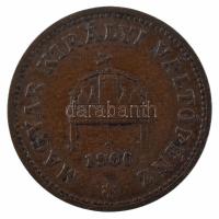 1906KB 1f bronz Körmöcbánya RR! T:XF,VF Hungary 1906KB 1 Fillér bronze Kremnitz RR! C:XF,VF Adamo K1