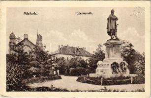 1916 Miskolc, Szemere tér és szobor, zsinagóga (EK)