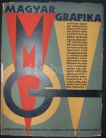 1926 Magyar Grafika. Az összes grafikai iparágakat fejlesztő havi folyóirat. Sok színes képpel, reklámmal, mintával Szerk. és kiadja Biró Miklós. VII. évf. 9-10. szám