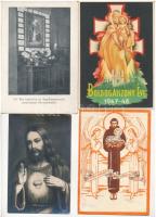 12 db régi és modern vallási motívum képeslap / 12 pre- 1945 and modern religious motive postcards