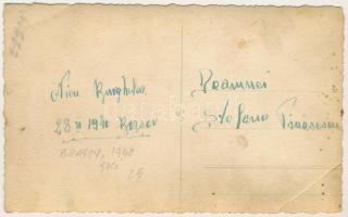 1940 Brassó, Kronstadt, Brasov; férfi sífelszereléssel / man with ski equipment. photo (EB)