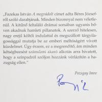 Fazekas István: A megvádolt. Történelmi dráma három felvonásban. (DEDIKÁLT). Bp., 2015, Cédrus Művés...