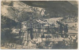 1929 Nadrág, Nadrag, Steinacker; látkép télen / general view in winter. photo (fa)