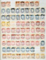 Kb 2.500 db osztrák klasszikus és Hírlap + Hírlapilleték bélyeg 16 lapos A/4 berakóban