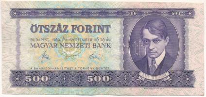 1980. 500Ft "E 359 089724" T:F szép papír 
Adamo F42
