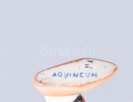 Aquincum Bohóc nagybőgővel. Terv.: Hanzély Jenő. Jelzett, nagybőgő vége kopott, m: 21 cm