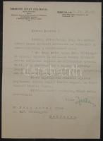 1947 Dr. Dersenyi Lévay Zoltán ügyvéd, Debrecen főügyészének aláírt levele