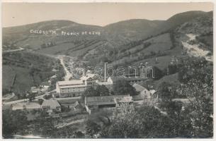 Csiklovabánya, Csiklova, Csiklóbánya, Németcsiklova, Ciclova Montana (Oravica, Oravita); sörgyár / Fabrica de bere / brewery, beer factory. photo (ragasztónyom / glue marks)