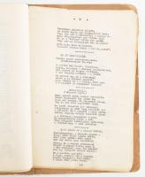 Lőwy Árpád (Dr. Réthy László) tréfás versei. Kézirat. Második kiadás. Kiadják: Barátai. H.n., é.n., ...