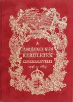 A Jász és két kun kerületek címereslevelei. 1746 és 1839. Szerk.: Dr. Csáky Imre. Bp., (2012), Magyar Országos Levéltár. Kiadói bársony kötés. Facsimile kiadás. Számozott (1300/1212) példány + A kiadvány megjelenését támogató települések címereivel, valamint az előfizetők névsorával.