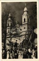 1943 Csíksomlyó, Sumuleu Ciuc; Kegytemplom, búcsú / pilgrimage church