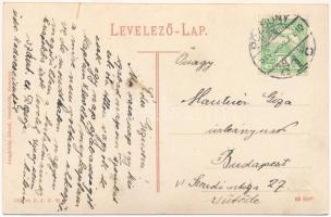 1911 Szenc, Szempcz, Senec; Pozsonyi országút. Jungkönig József kiadása / road