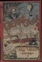 Verne Gyula: Grant kapitány gyermekei II. kötet, Eisler G, Budapest 1901, festett kiadói egészvászon kötésben (egy helyen a lapok kijárnak)