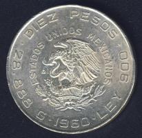 Mexikó 1960. 10P Ag "Függetlenségi háború 150. évfordulója" T:2 ph