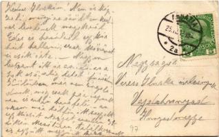 1913 Abbazia, Opatija; látkép hajóval / general view, ship, photo (EK)