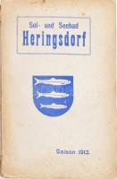 Sol- und Seebad Heringsdorf. Saison 1913. Német nyelven, foltos és sérült kiadói papírkötés.