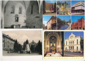 ZSINAGÓGÁK - 19 db modern magyar képeslap és 11 darabos modern prágai sorozat / SYNAGOGUES - 19 modern Hungarian postcards and one modern Praha series with 11 cards