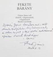 Fekete János: Fekete bárány. - - vall életéről, világnézetéről, világlátásáról Benda Lászlónak. A sz...